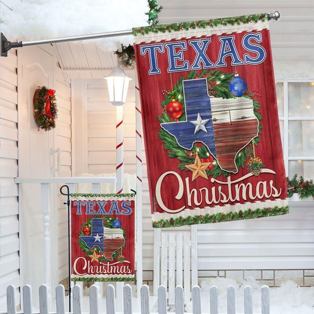 Texas Christmas Flag Merry Christmas, Christmas Outdoor Decor Decoration
