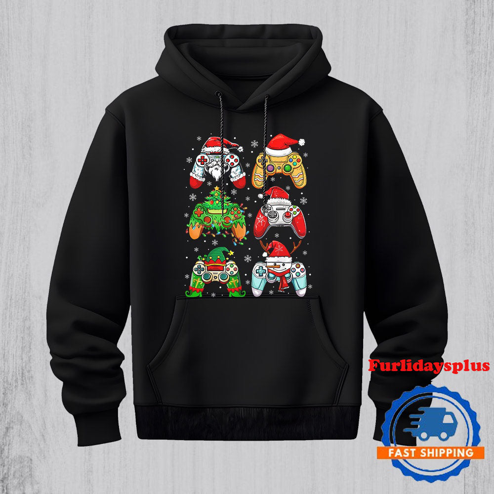 This Is My Christmas Pajama Video Game Gamer Xmas 2024 Hoodie, Christmas T Shirt, Christmas Sweatshirt