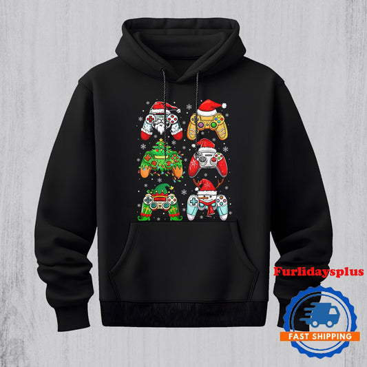 This Is My Christmas Pajama Video Game Gamer Xmas 2024 Hoodie, Christmas T Shirt, Christmas Sweatshirt