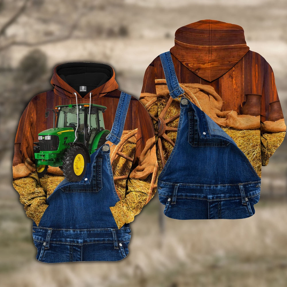 Tractor Farm Of Farmer Cattle Personalized All Over Printed Hoodie, Farmer Hoodie, Custom Farm Shirts, Farmer T Shirt