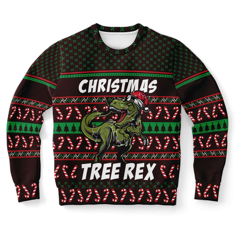 Tree Rex Ugly Christmas Sweater, Christmas Ugly Sweater, Sweater Xmas, Ugly Sweater