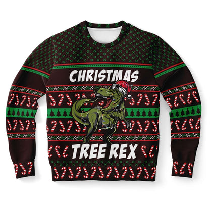 Tree Rex Ugly Christmas Sweater, Christmas Ugly Sweater, Sweater Xmas, Ugly Sweater