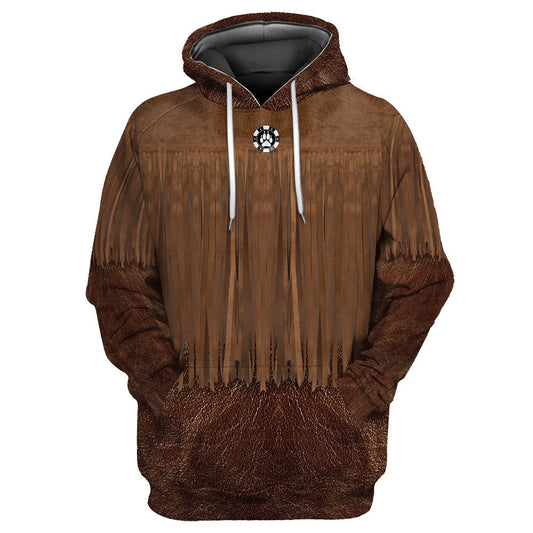 Tribal Style Native American All Over Printed Hoodie, Native American Hoodie, 3D Native American Hoodie