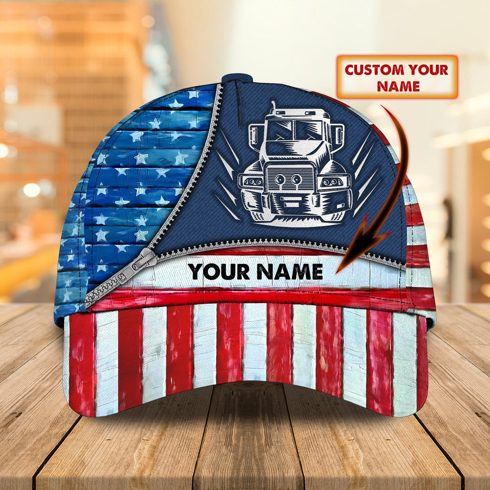 Trucker America Customized Name 3D Cap, Farmer Cap, Cap For Farmers, Best Farm Hat, Farm Use Hat
