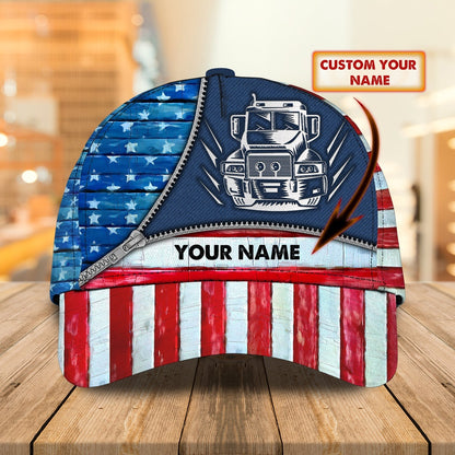 Trucker America Customized Name 3D Cap, Farmer Cap, Cap For Farmers, Best Farm Hat, Farm Use Hat
