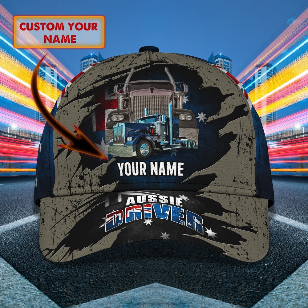 Trucker Aus Customized Name 3D Cap, Farmer Cap, Cap For Farmers, Best Farm Hat, Farm Use Hat
