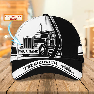 Trucker BnW Customized Name 3D Cap, Farmer Cap, Cap For Farmers, Best Farm Hat, Farm Use Hat