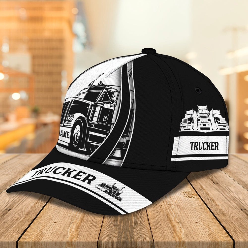 Trucker BnW Customized Name 3D Cap, Farmer Cap, Cap For Farmers, Best Farm Hat, Farm Use Hat