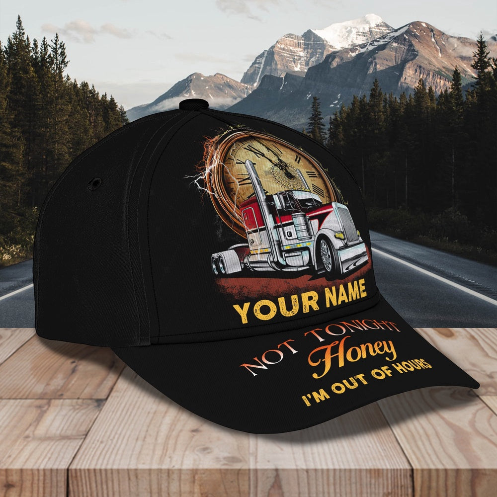 Trucker Not Tonight Customized Name 3D Cap, Farmer Cap, Cap For Farmers, Best Farm Hat, Farm Use Hat