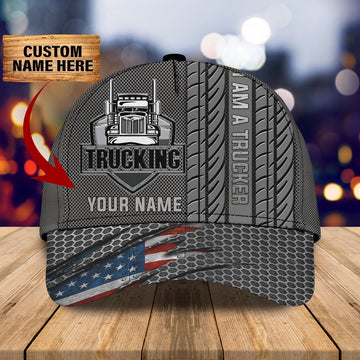 Trucker USA Customized Name 3D Cap, Farmer Cap, Cap For Farmers, Best Farm Hat, Farm Use Hat