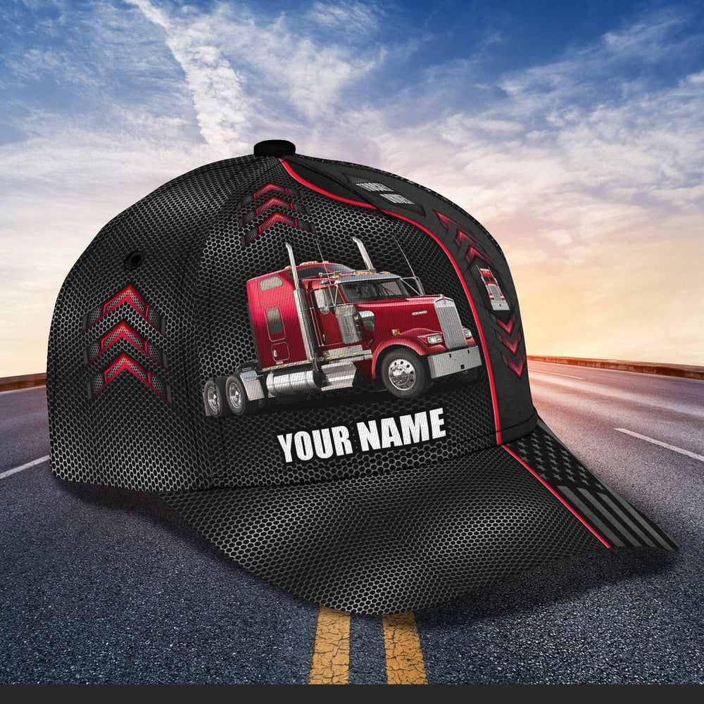 Trucker USA Red Customized Name 3D Cap, Farmer Cap, Cap For Farmers, Best Farm Hat, Farm Use Hat