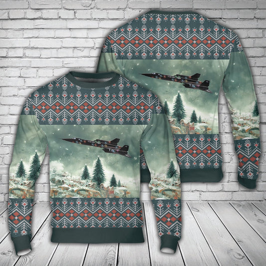 US Air Force Lockheed Martin SR-71 978 Christmas Sweater, Christmas Ugly Sweater, Sweater Xmas, Ugly Sweater