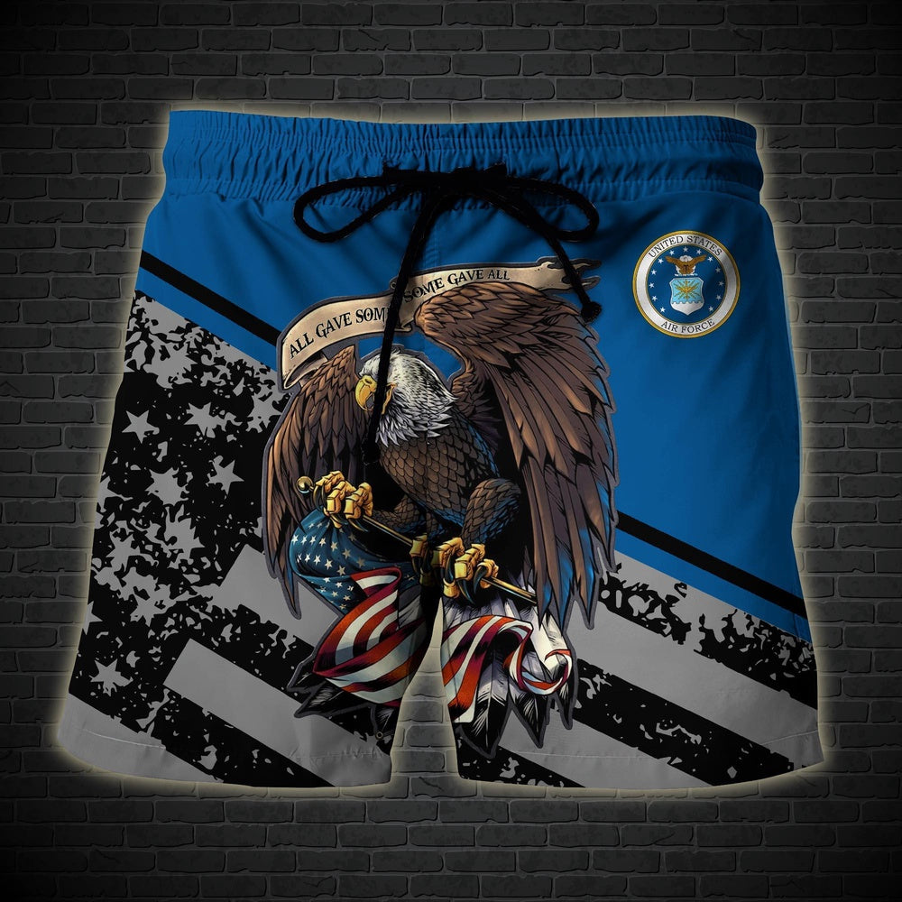 US Air Force Military Hawaiian Short, Men Shorts Veteran, Short Military, Short Beach, Us Military Shorts