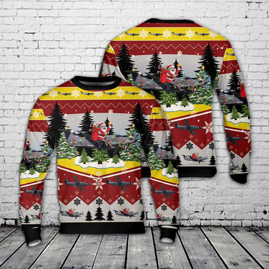US Air Force Pilatus U-28A Draco 07-0838 Christmas AOP Sweater, Christmas Ugly Sweater, Sweater Xmas, Ugly Sweater