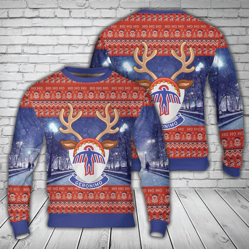 US Army 501st Parachute Airborne Infantry Regiment Christmas Sweater, Christmas Ugly Sweater, Sweater Xmas, Ugly Sweater