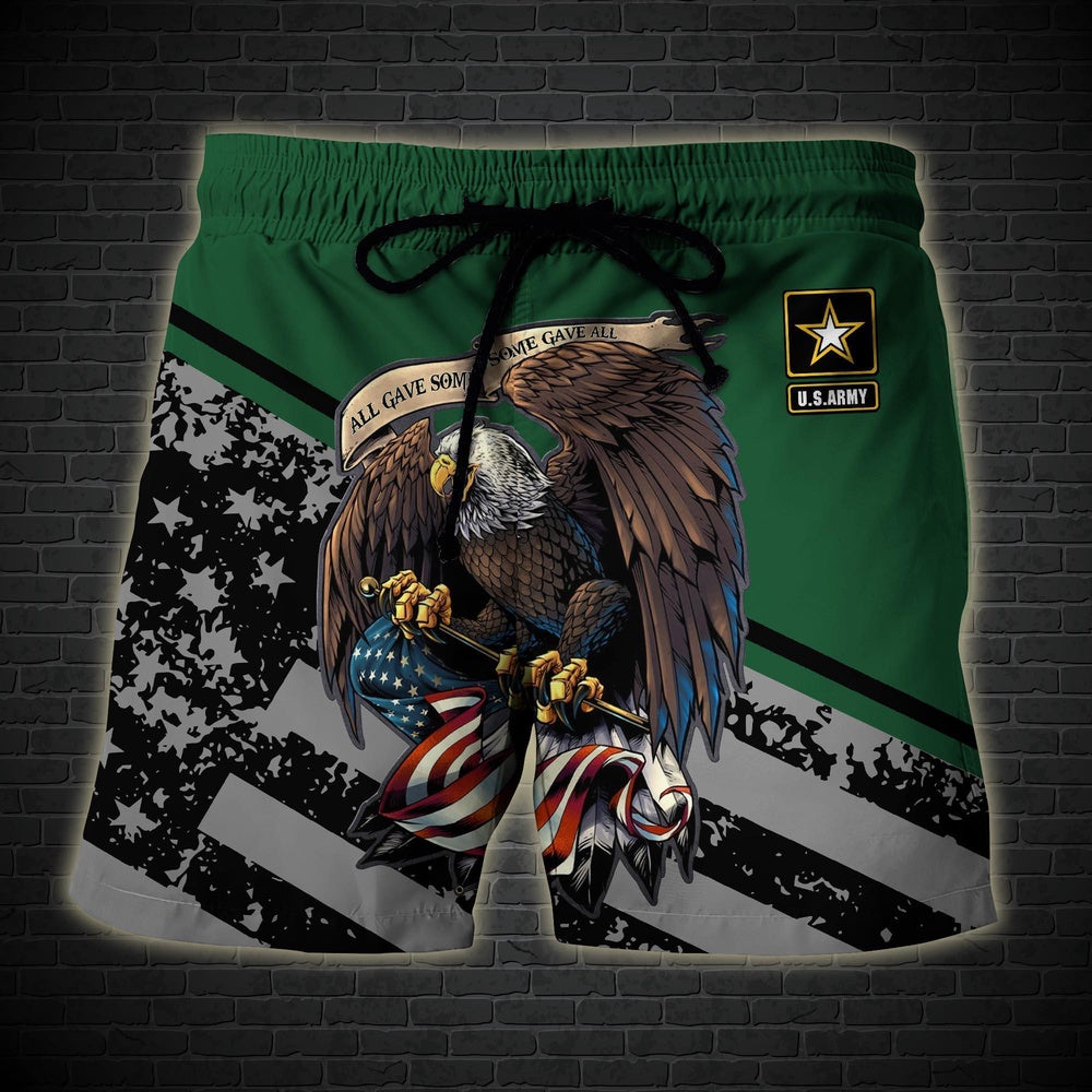 US Army Military Hawaiian Short, Men Shorts Veteran, Short Military, Short Beach, Us Military Shorts