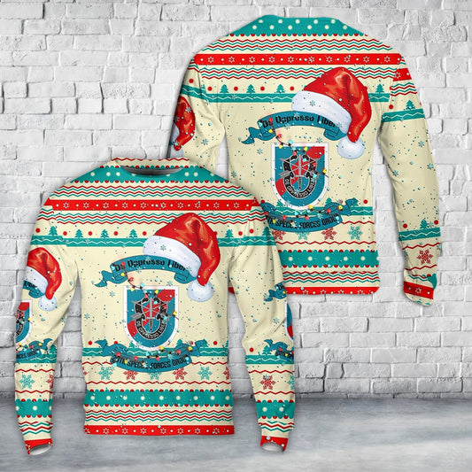 US Army Special 20th Special Forces Group (20th SFG)(A)) Christmas Sweater, Christmas Ugly Sweater, Sweater Xmas, Ugly Sweater