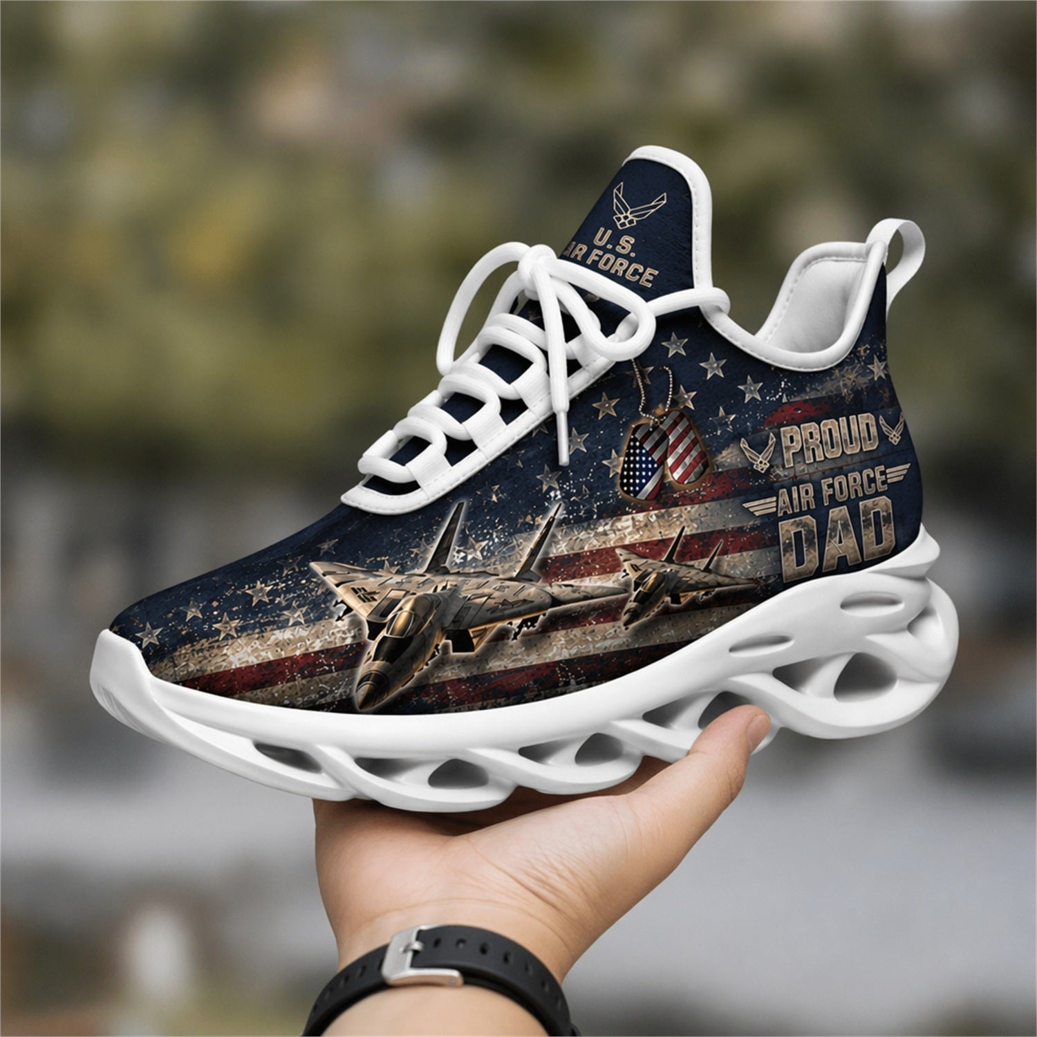 Custom Name US Navy Battleship Veteran Max Soul Shoes, Veteran Sneaker