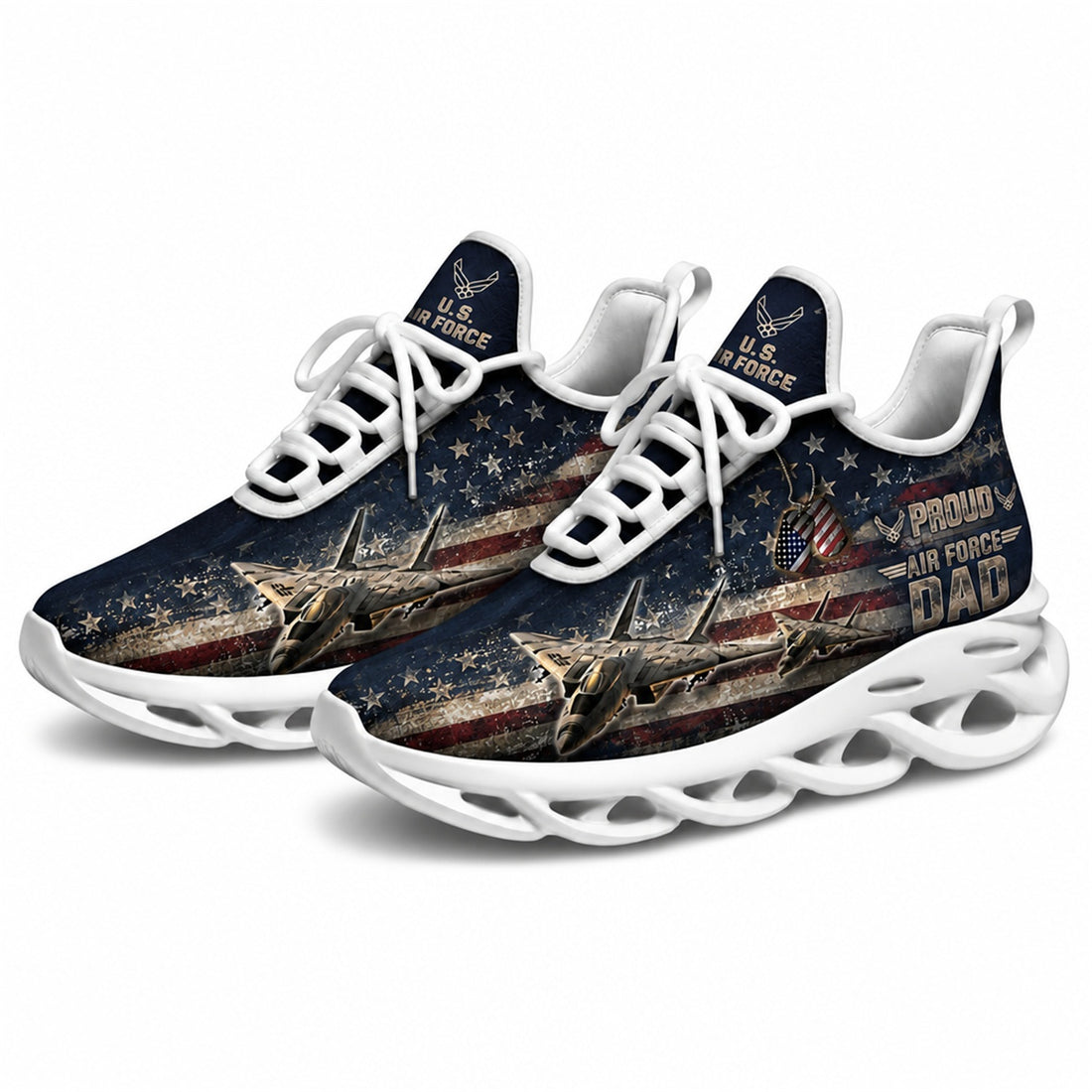 Custom Name US Navy Battleship Veteran Max Soul Shoes, Veteran Sneaker