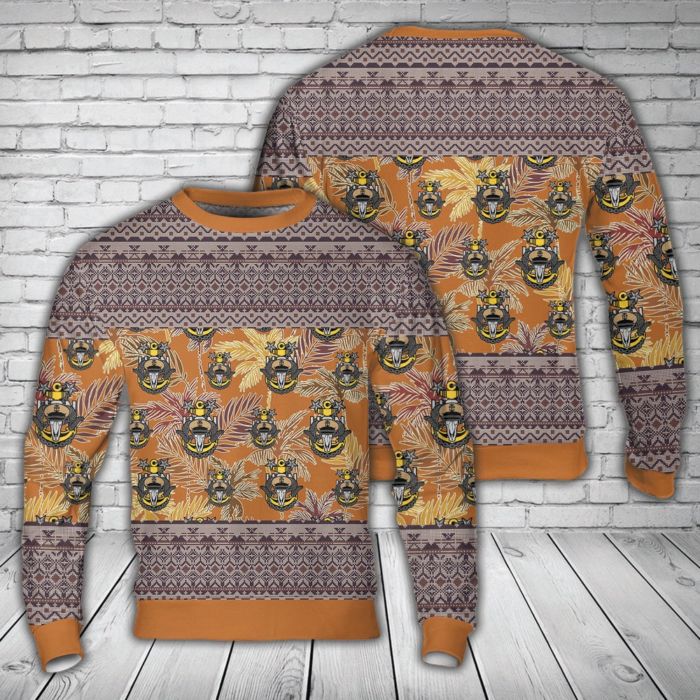 US Navy Master Chief goat skull anchor Christmas Sweater, Christmas Ugly Sweater, Sweater Xmas, Ugly Sweater