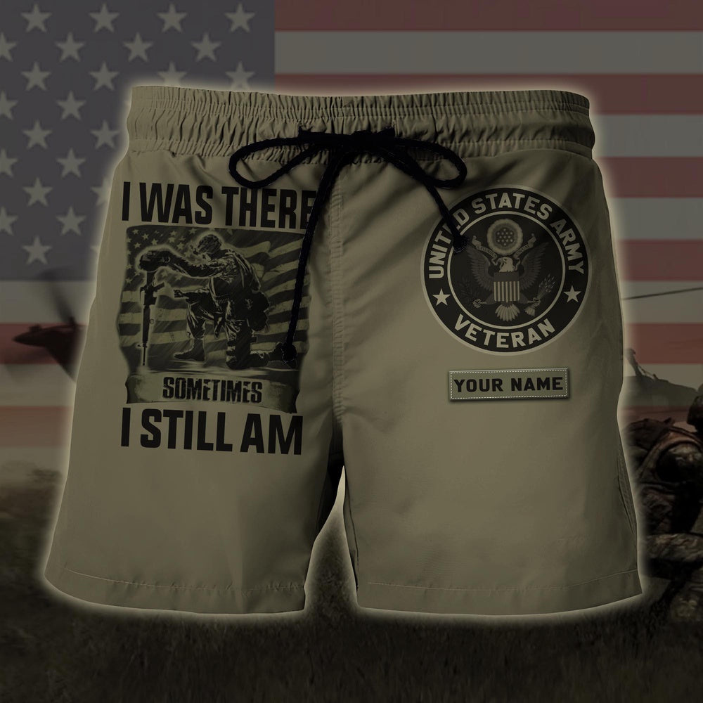 Us Army US Military Hawaiian Short, Men Shorts Custom Shirt, Short Military, Short Beach, Us Military Shorts