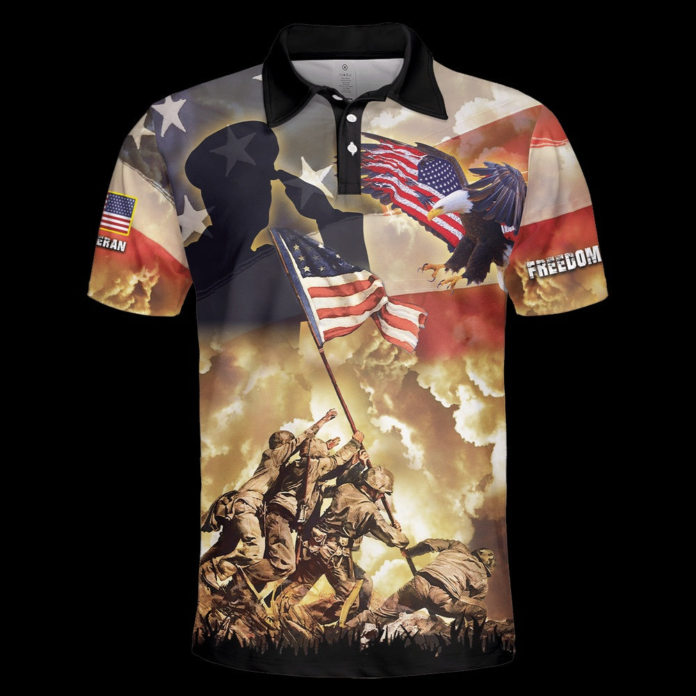 Veteran Polo Shirt, Freedom Is Not Free US Veteran Polo Shirt