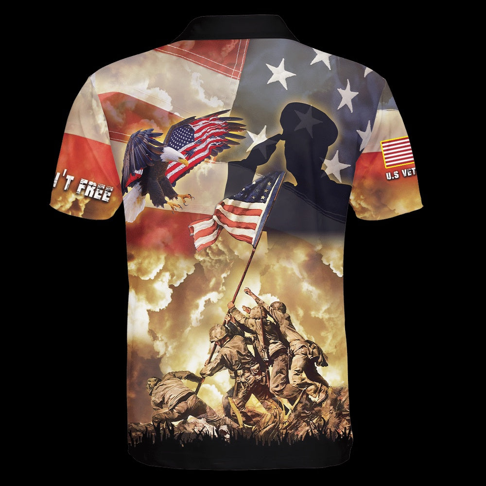 Veteran Polo Shirt, Freedom Is Not Free US Veteran Polo Shirt