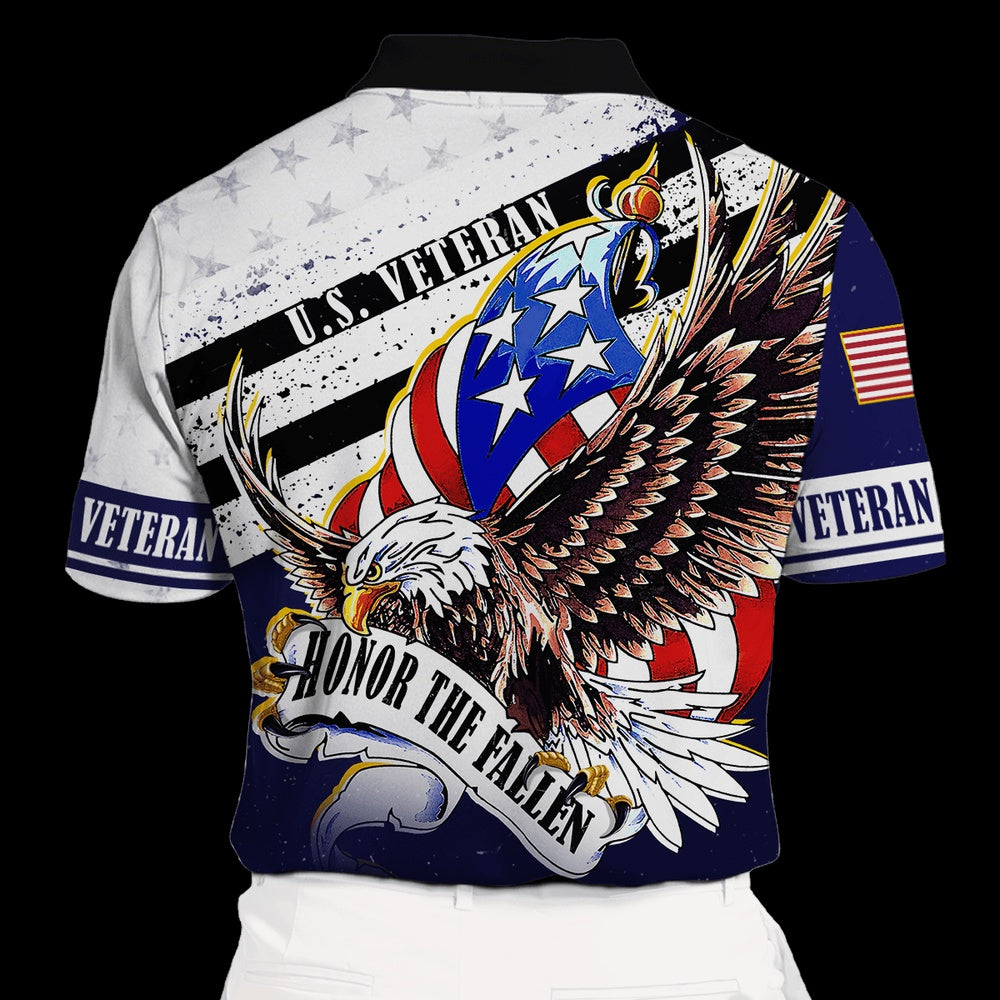 Veteran Polo Shirt, Honor The Fallen Polo Shirt