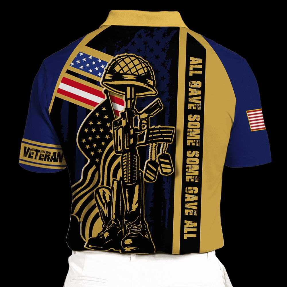 Veteran Polo Shirt, Thank You For Your Service Memorial Day Polo Shirt