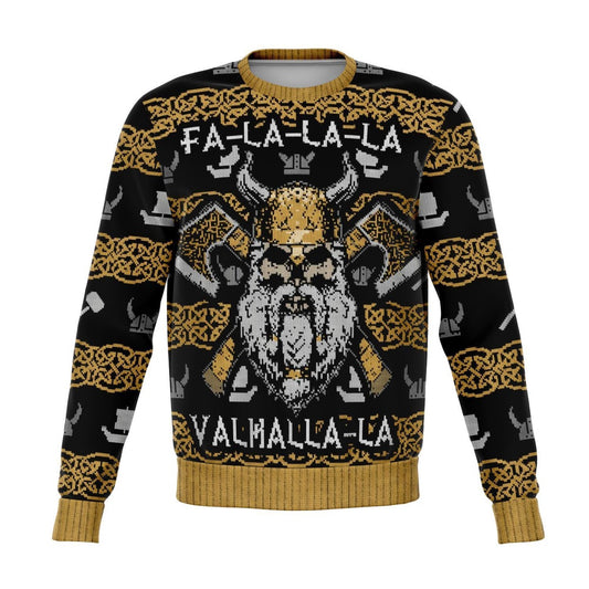 Viking Valhalla Christmas Ugly Sweater, Christmas Ugly Sweater, Sweater Xmas, Ugly Sweater