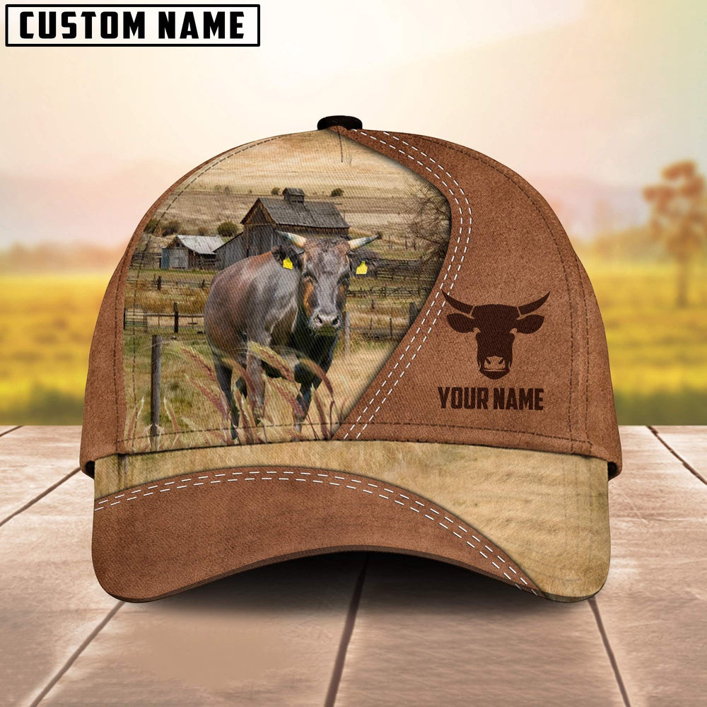 Wagyu Customized Name Brown Cap, Farmer Cap, Cap For Farmers, Best Farm Hat, Farm Use Hat