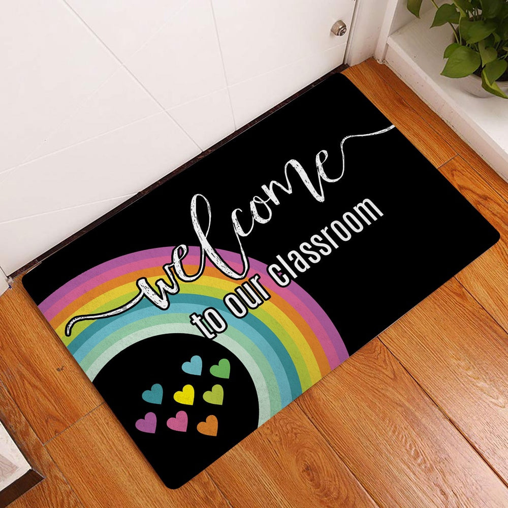 Welcome Doormat, Welcome To Our Classroom Back To School Gift Idea Welcome Doormat, Indoor Outdoor Doormat Home Decor
