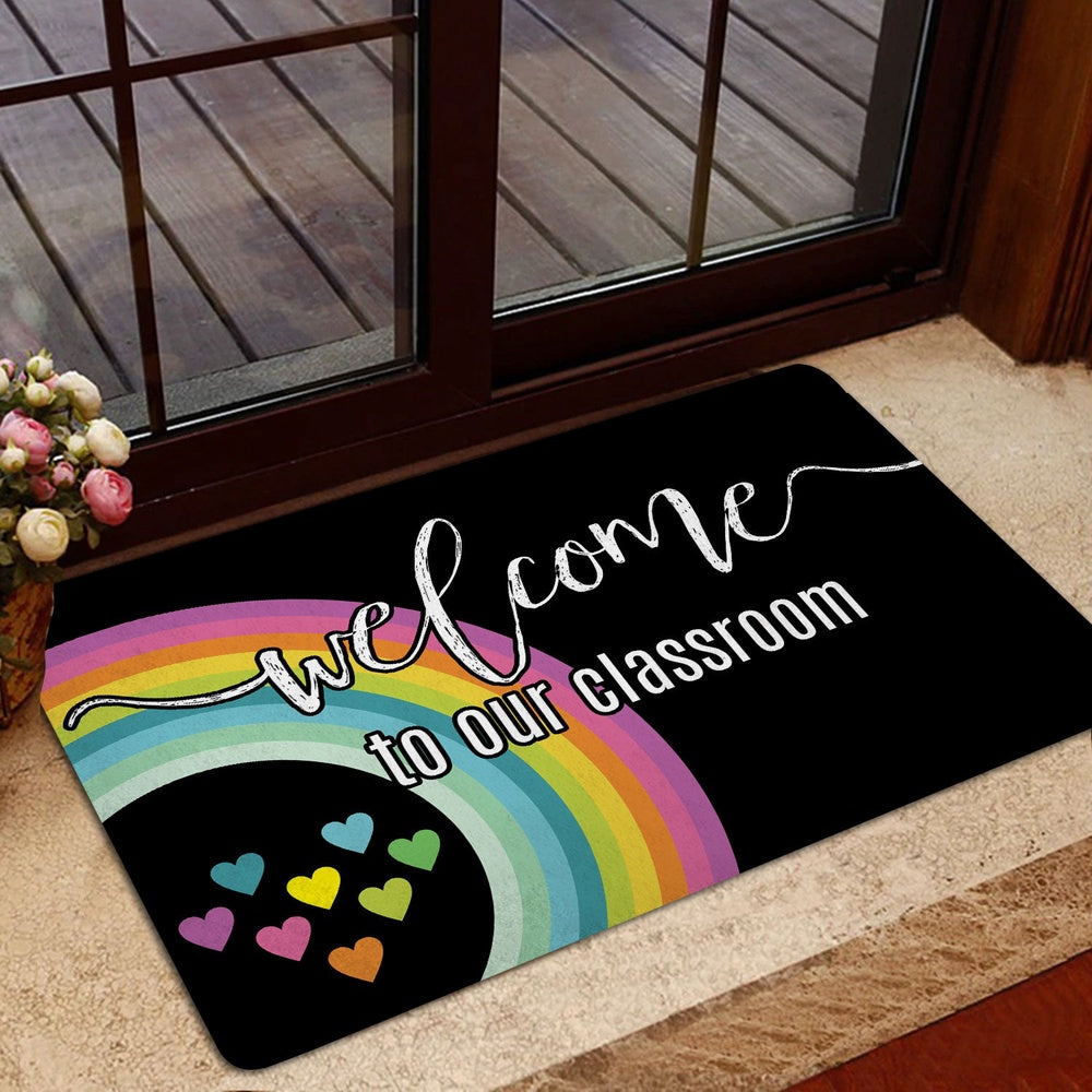 Welcome Doormat, Welcome To Our Classroom Back To School Gift Idea Welcome Doormat, Indoor Outdoor Doormat Home Decor