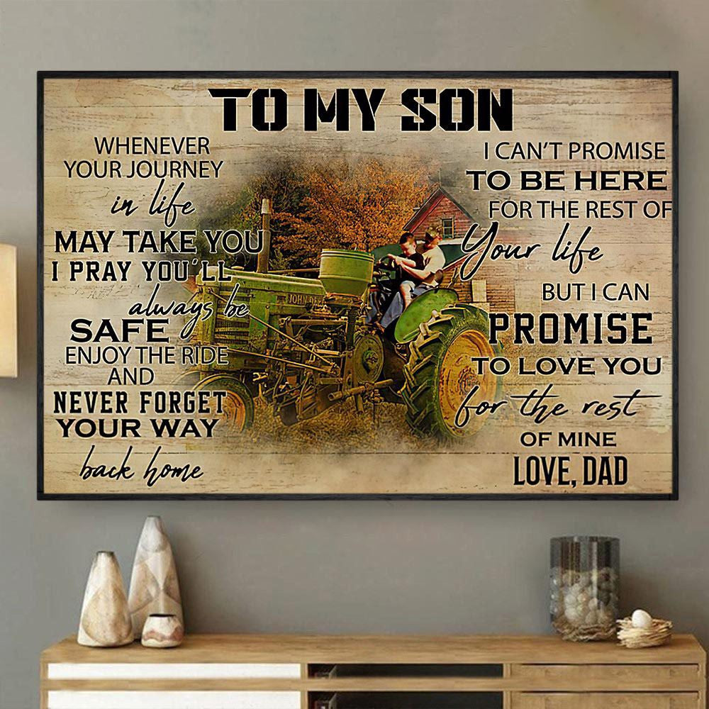 Wherever Your Journey In Life May Take You I Pray You'Ll Always Be Safe Canvas, Farmhouse Canvas, Farm Gift, Farm Home Decor