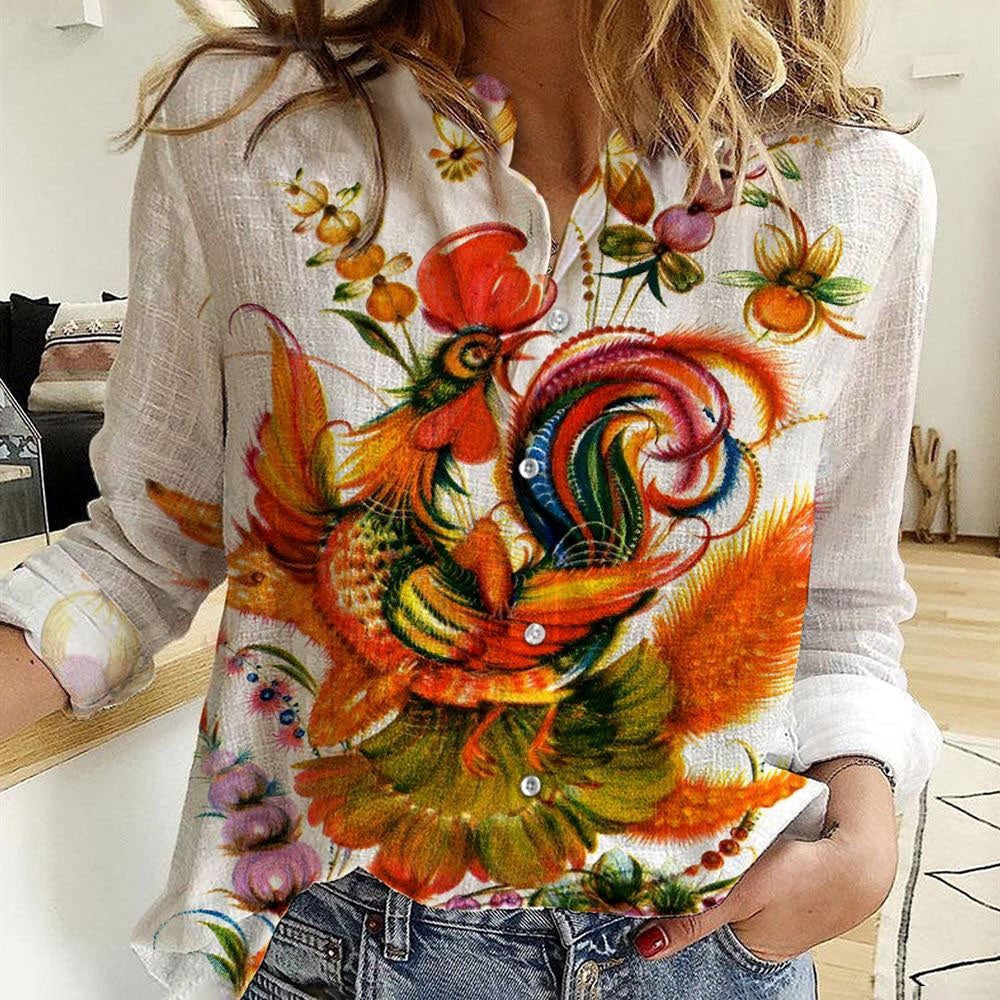 Women Casual Shirt, Chickens Fabulous Casual Shirt, Casual Shirt, Casual Shirts For Women