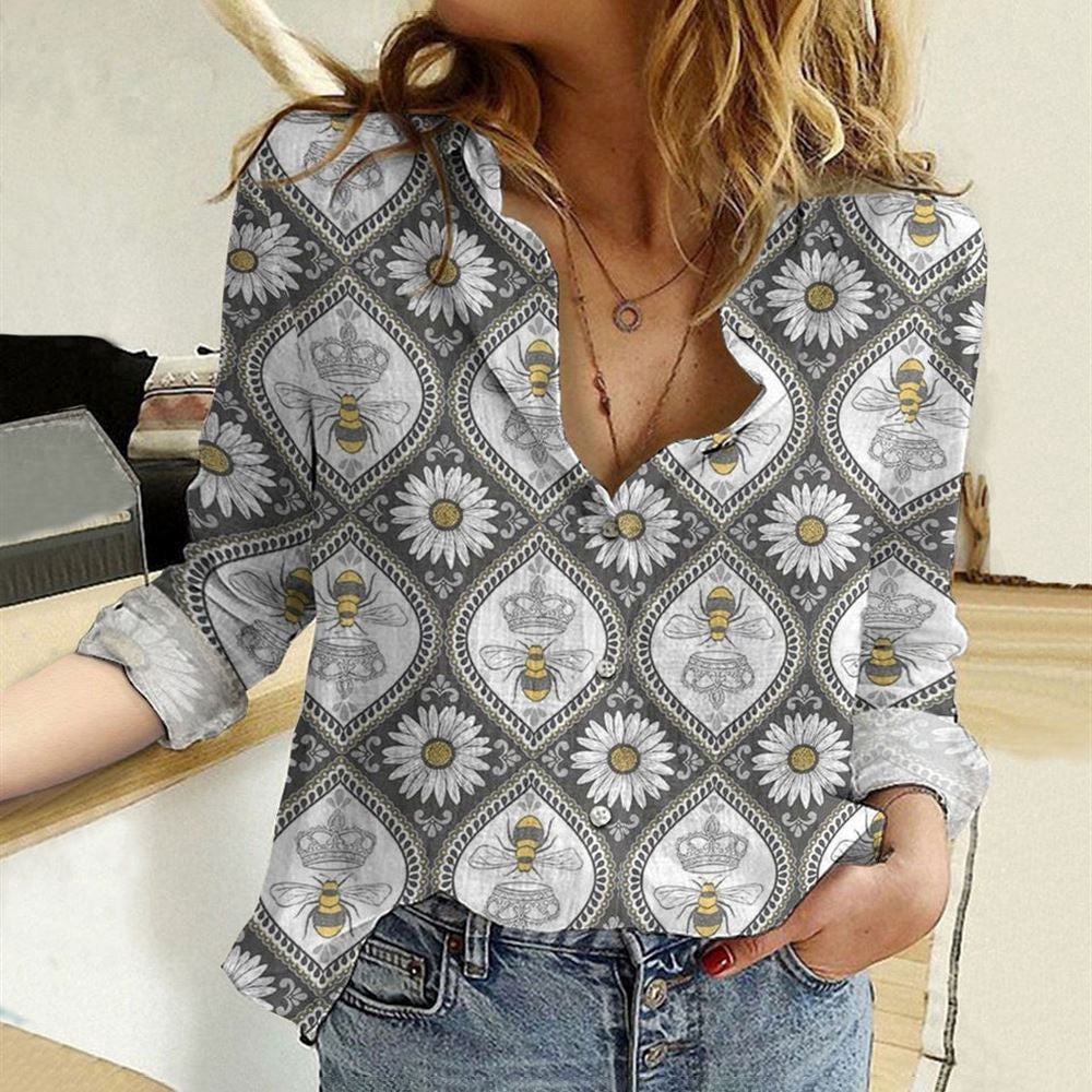 Women Casual Shirt, Queen Bee Casual Shirt, Casual Shirt, Casual Shirts For Women