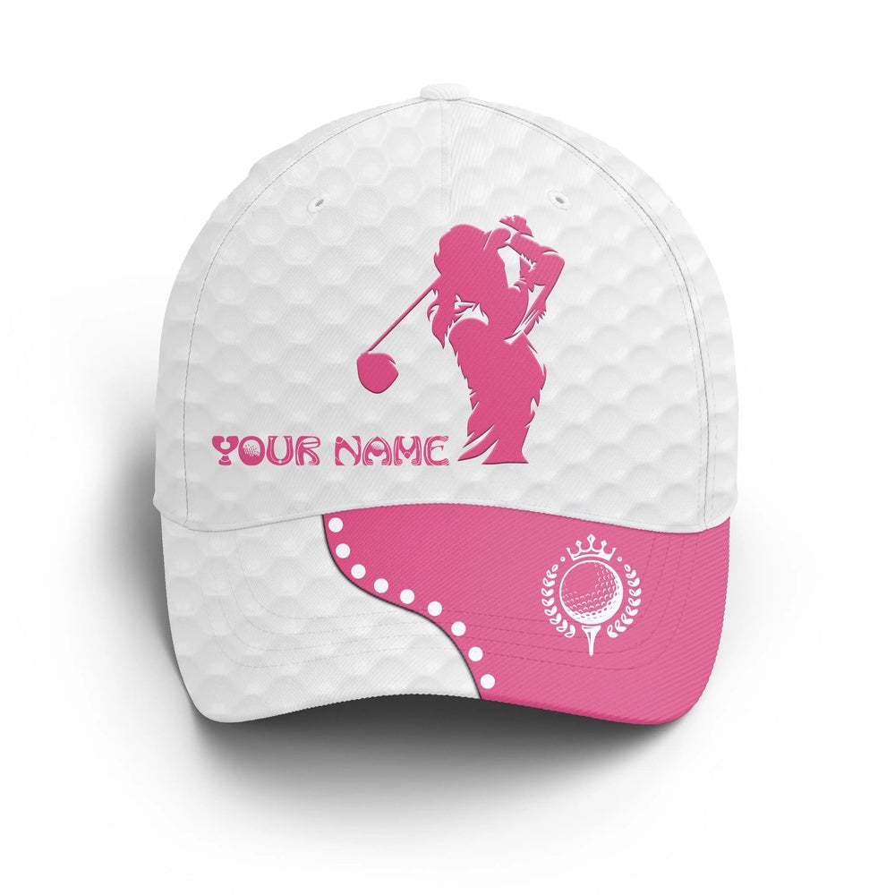 Women Golfer Hat Custom Name Multi-Color White Golf Hats Unisex Baseball Women Golf Hats, Golfing Gift, Golf Baseball Cap
