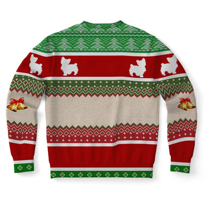 Yorkshire Terrier Dog Ugly Christmas Sweater, Christmas Ugly Sweater, Sweater Xmas, Ugly Sweater