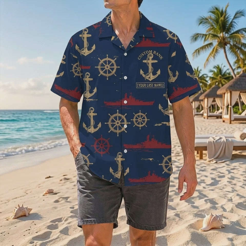 Official Product Showcase Video: Custom Navy Veteran Hawaiian Shirts Battle Fleet Edition