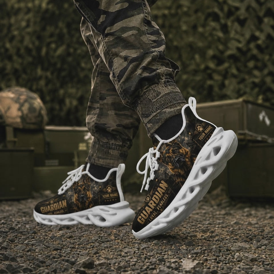 Custom Name Guardian Veteran Wolf Max Soul Shoes, Veteran Sneaker