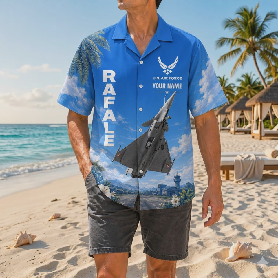 Video preview showcasing the premium soft-spun fabric weave, high-definition military aviation jet graphics, personalized name blocks, and dynamic flying aircraft backing lines