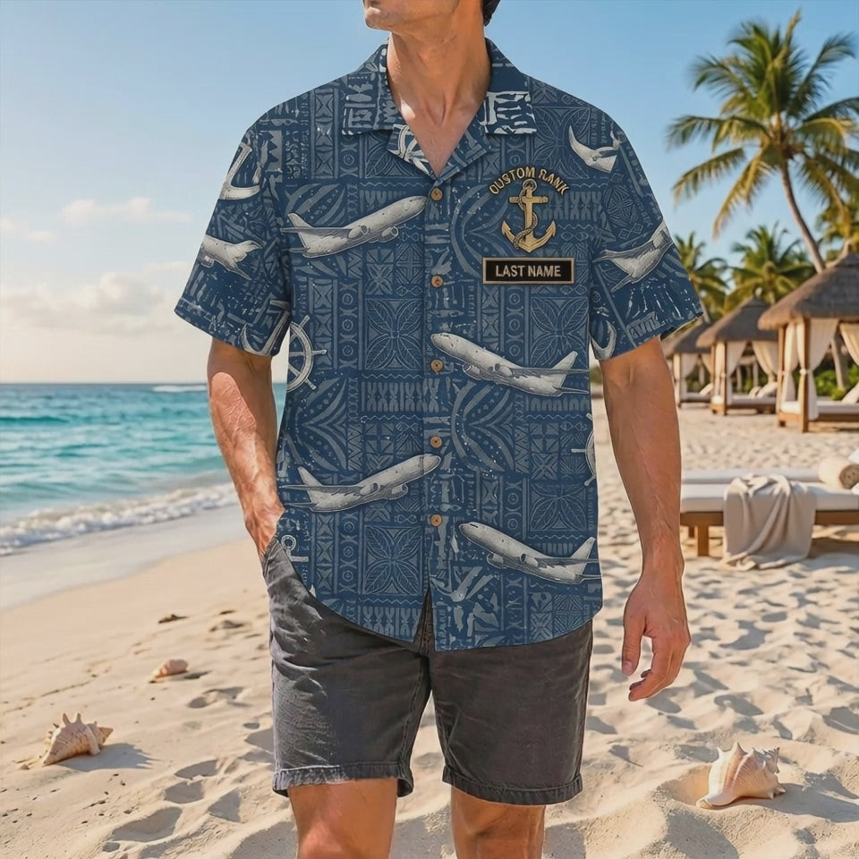 Official Product Showcase Video: Custom Navy Veteran Hawaiian Shirts Fair Winds Edition