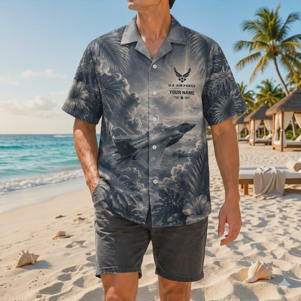 Video preview highlighting the deep charcoal steel textures, intricate botanical overlay patterns, custom stenciled name block, and high-quality premium resort fabric drape