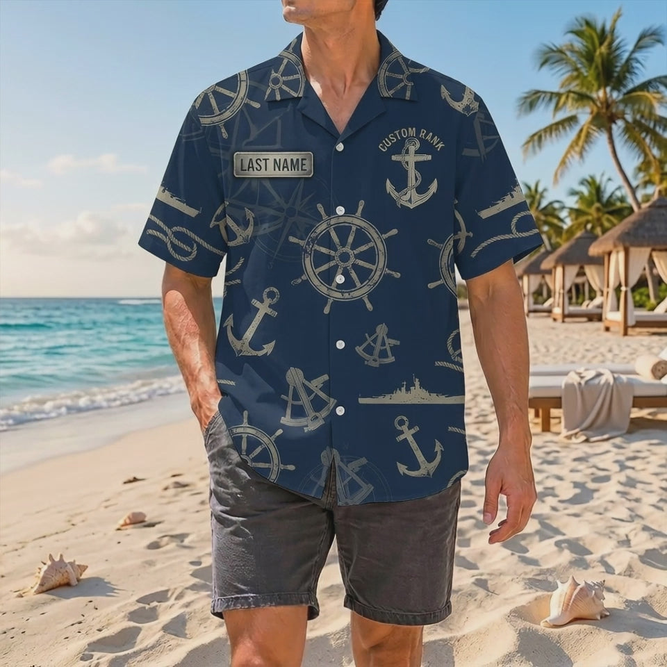 Official Product Showcase Video: Custom Navy Veteran Hawaiian Shirts Storm Born Edition