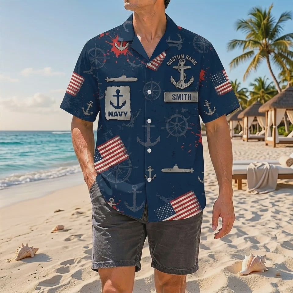 Official Product Showcase Video: Custom Navy SOF Special Operations Forces Hawaiian Shirts