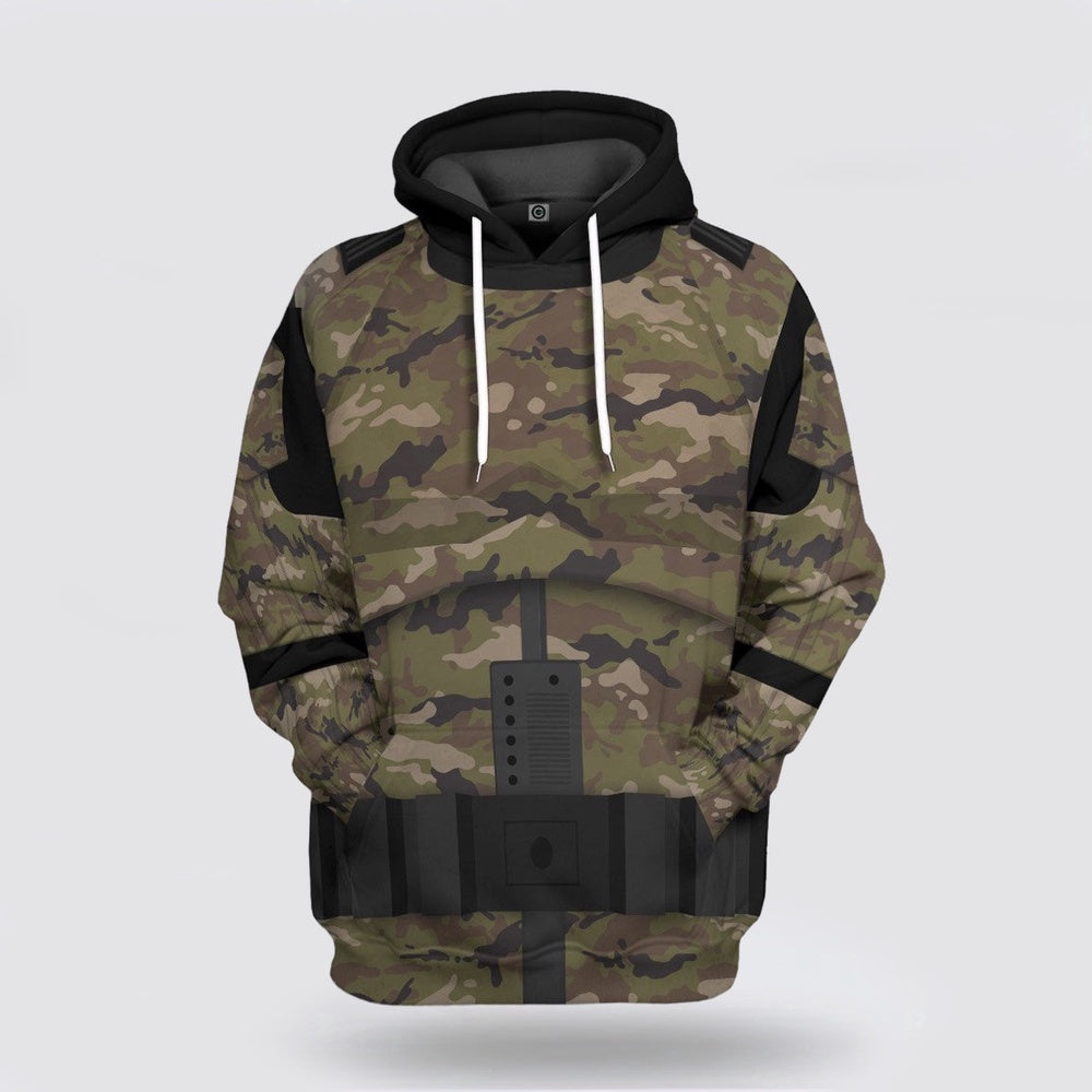 Us Army Hoodie, 3D Stormstrooper X Us Army Custom Hoodie
