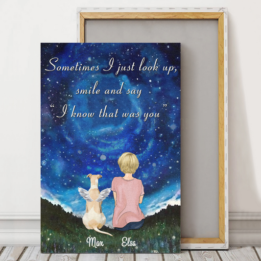 Personalized Canvas/Poster Prints For Friends/Pet Lovers - Unique Gift Custom With Dogs/Cats Breed & Names - I Know That Was You