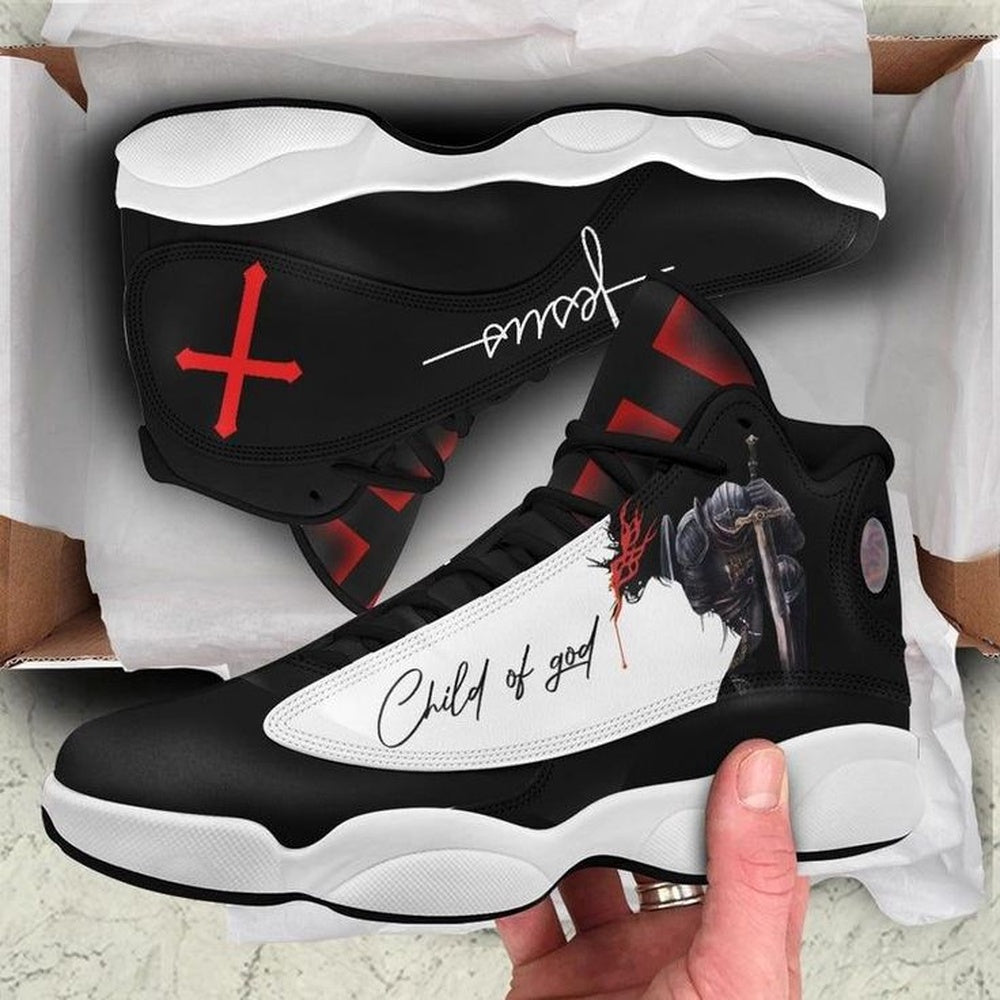 A Child Of God Jesus Basketball Shoes, Jesus Christ Shoes
