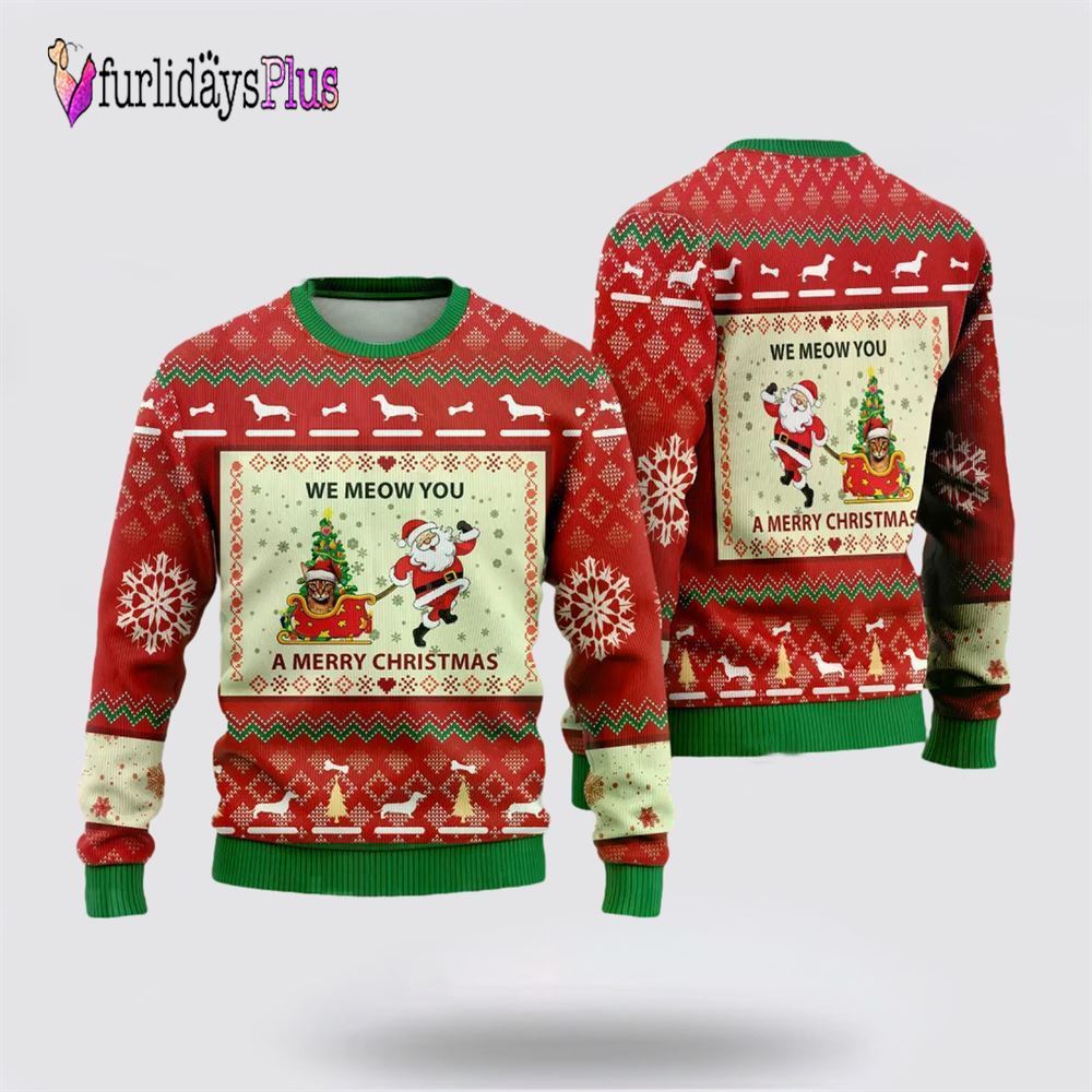 Abyssinian Cat Ugly Christmas Sweaters For Men Women, Christmas Gift For Pet, Cat Sweater, Christmas Gift, Christmas Winter Fashion