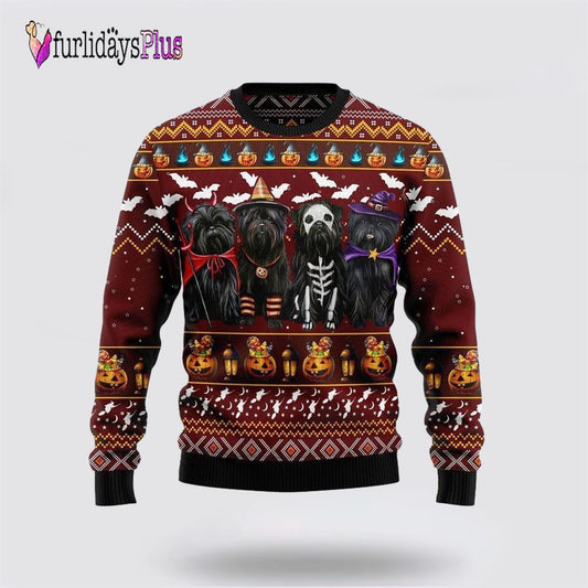 Affenpinscher Dog Halloween Ugly Christmas Sweater, Dog Lover Christmas Sweater